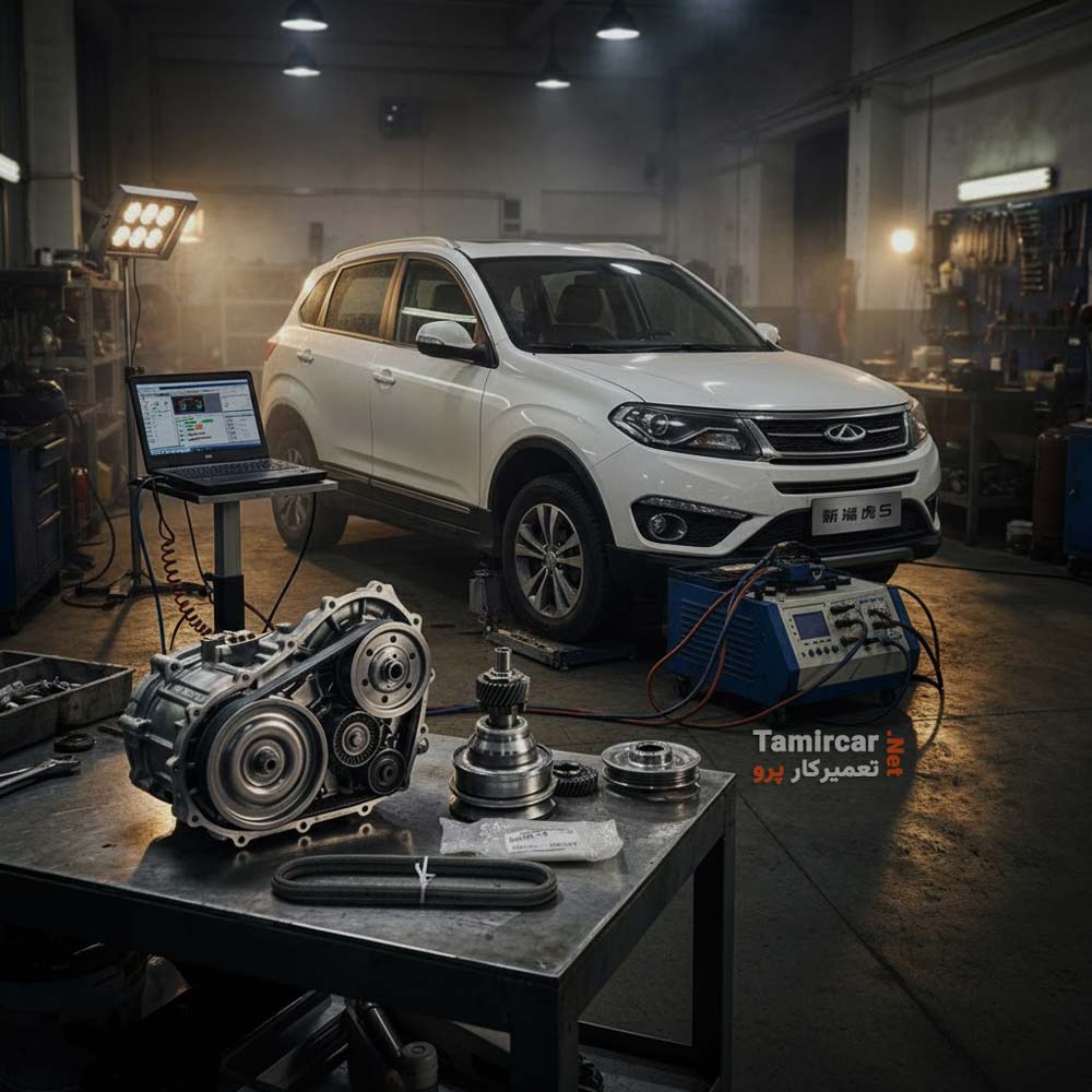 مشکلات شایع گیربکس CVT خودروهای چینی [زوزه، لغزش تسمه]